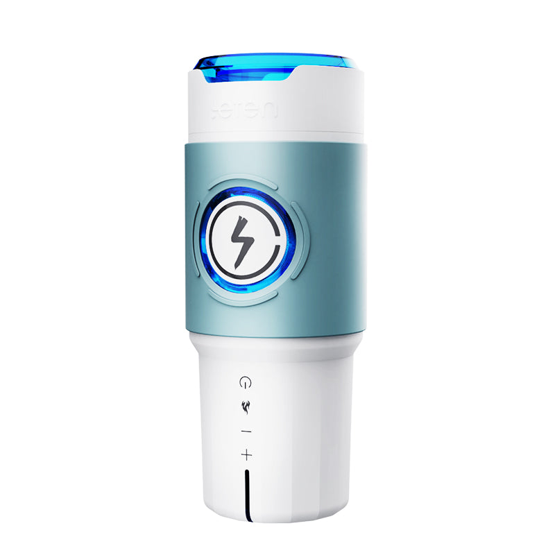 Infrared Light Heating Retractable Male Masturbator