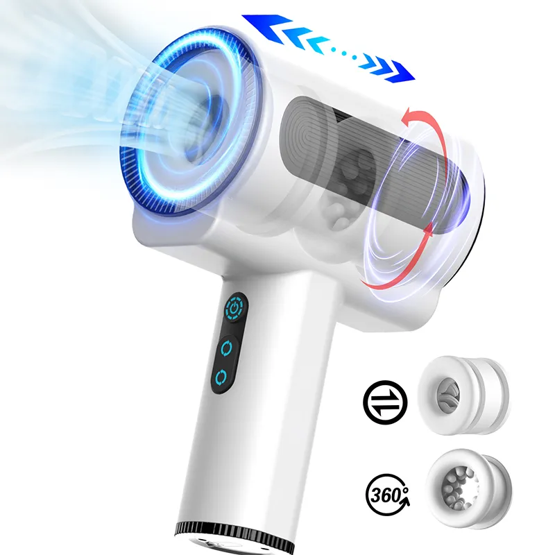 Uxol Automatic 5 Thrusting Sucking and 7 frequency vibrations Handheld Male Masturbator