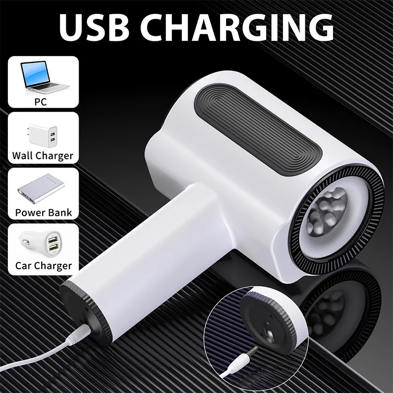 Uxol Automatic 5 Thrusting Sucking and 7 frequency vibrations Handheld Male Masturbator