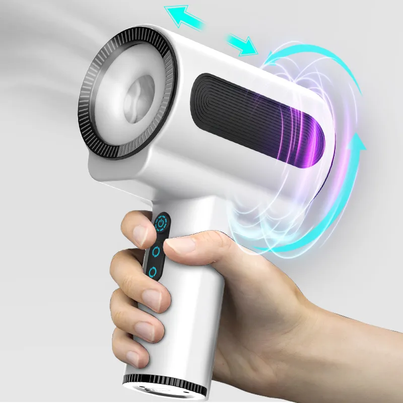 Uxol Automatic 5 Thrusting Sucking and 7 frequency vibrations Handheld Male Masturbator