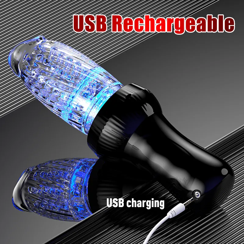 Upgraded 2 in 1 Powerful Automatic Thrusting and Rotating Male Masturbator