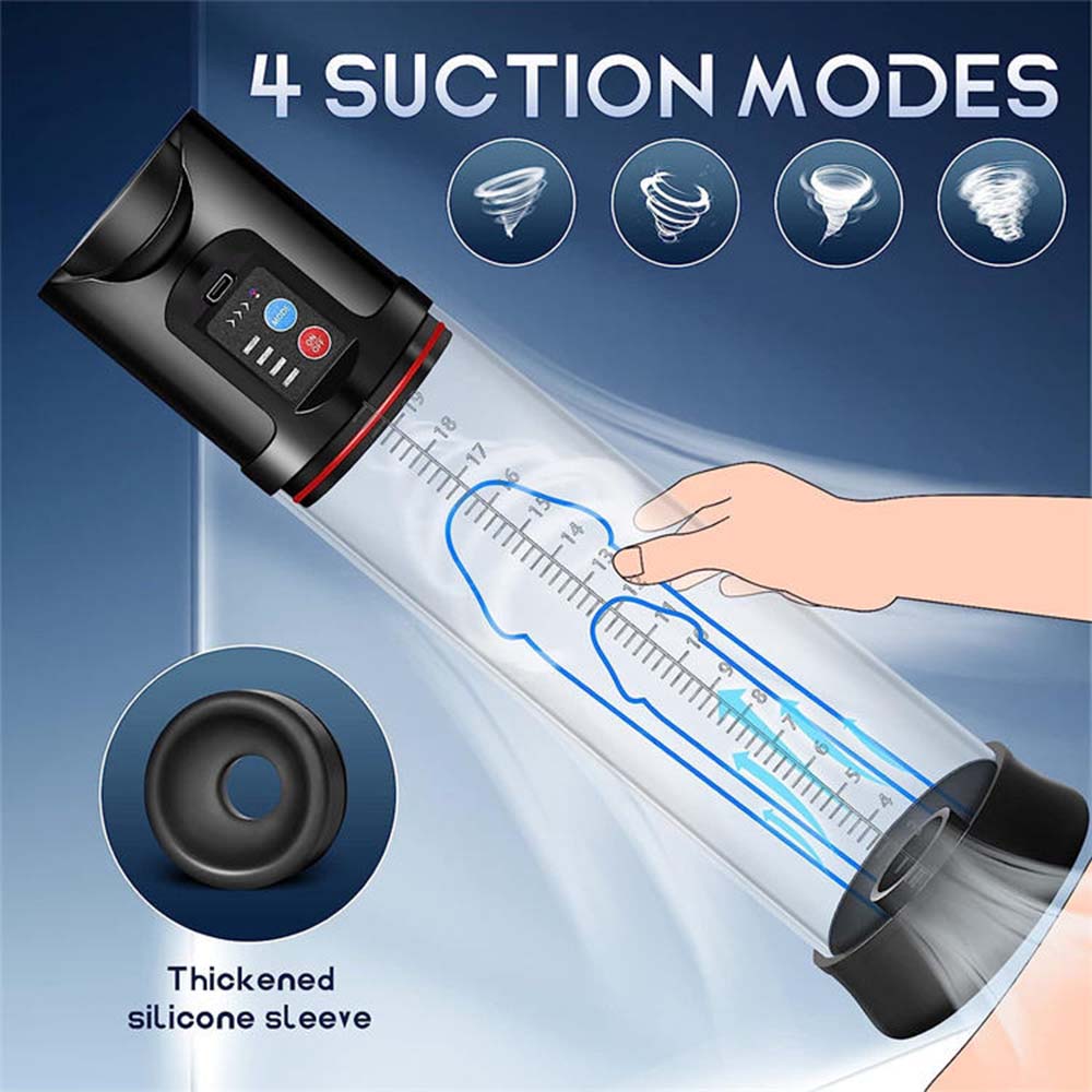 Electric Multi-Frequency Speed Increaser Male Masturbation Aircraft Cup Training Pump