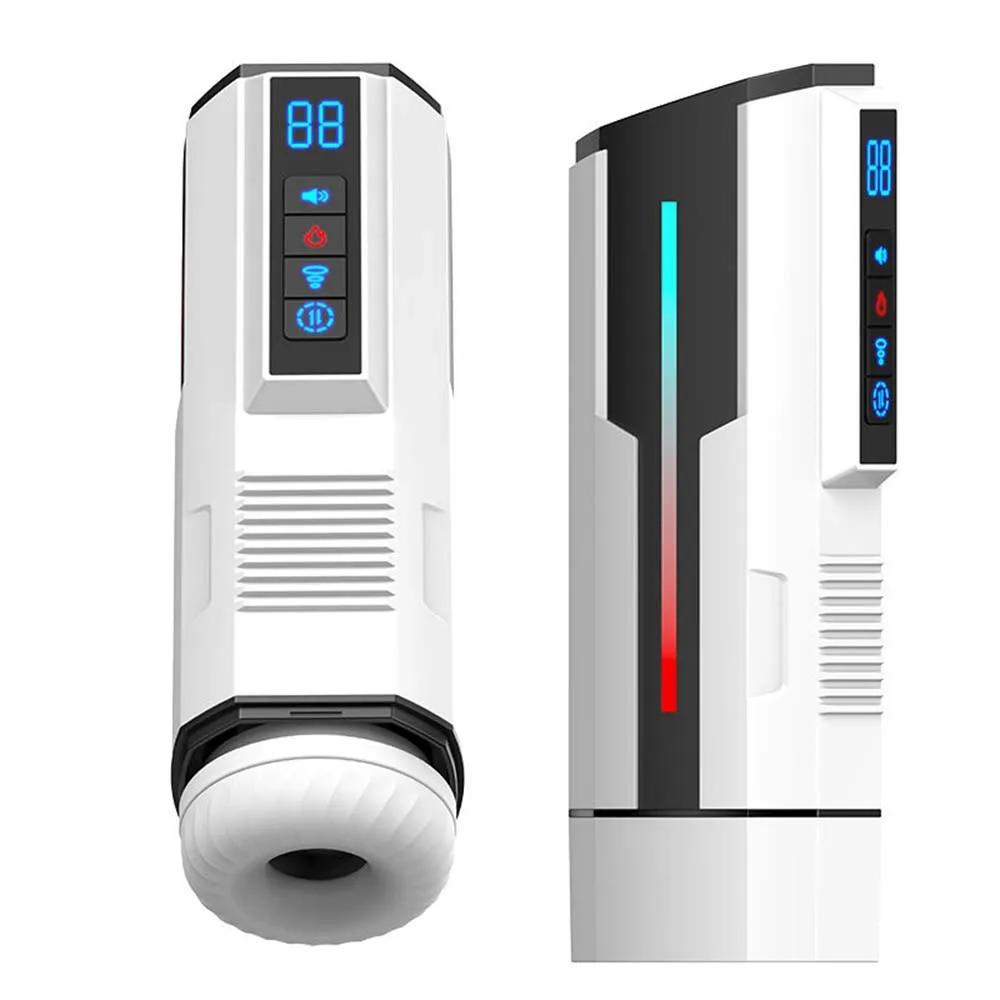 Intelligent Heating Fully Automatic Telescopic Rotating Intelligent Voice Heating Strong Suction Male Masturbator