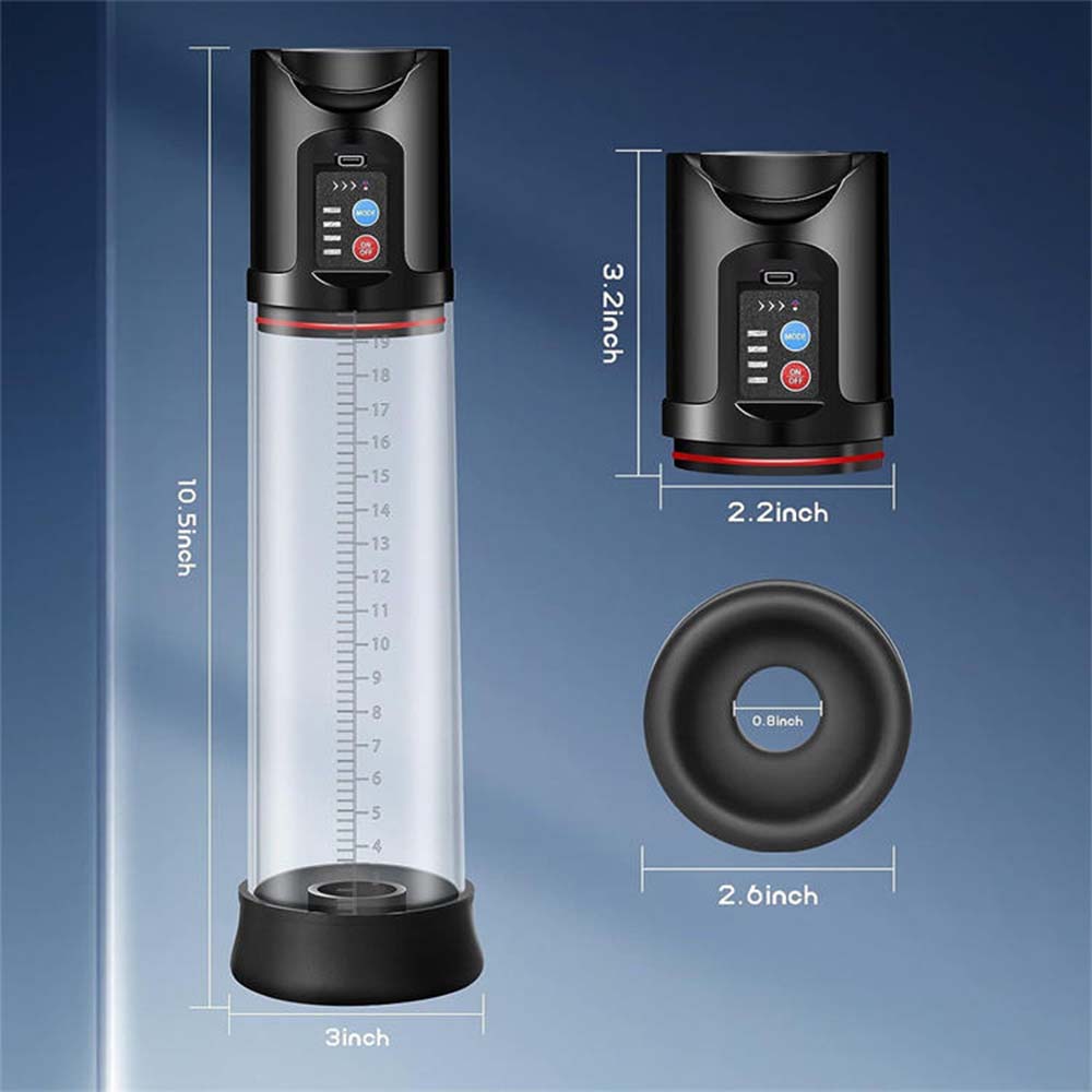 Electric Multi-Frequency Speed Increaser Male Masturbation Aircraft Cup Training Pump