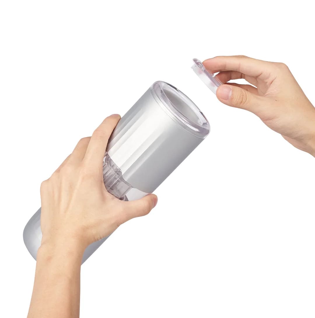 PulseSonic 10 Thrusting Rotation Hands-Free Electric Masturbator Telescoping Masturbator Cup