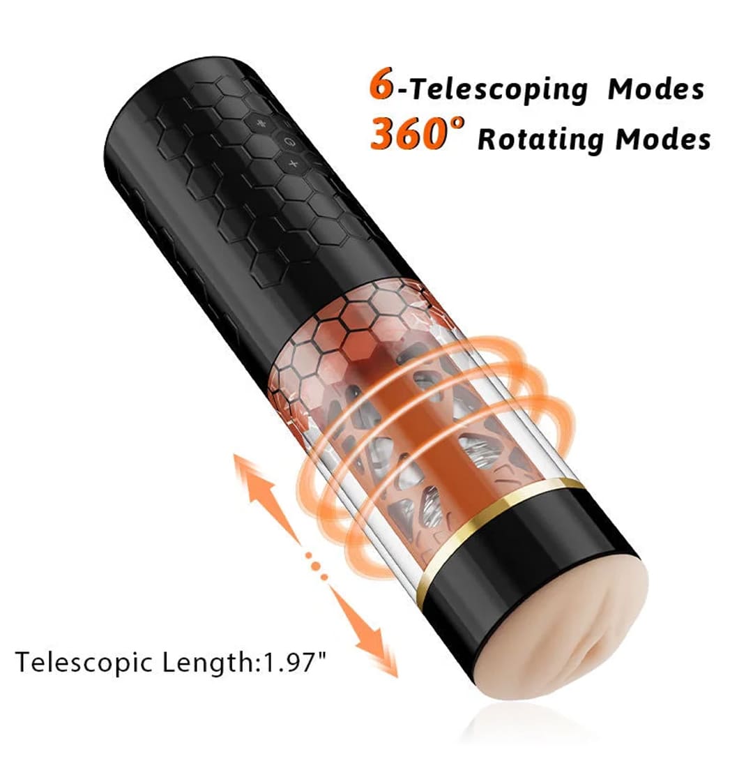 Master 10 Thrusting Rotating Smart Interactive Masturbation Cup