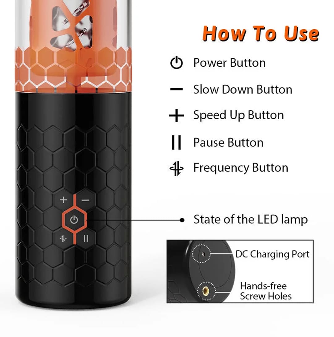 10 Thrusting Rotating 3D Realistic Automatic Male Masturbator