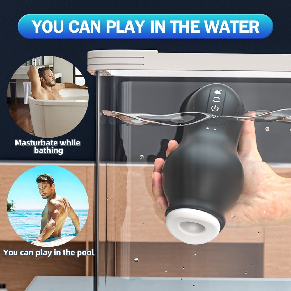 Dragonsuck - 7 Vibrating Sucking Masturbation Cup Automatic Male Masturbator