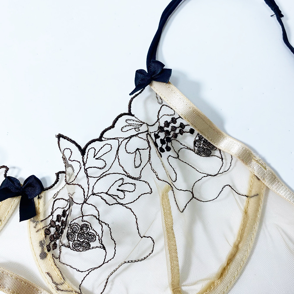 Embroidery Sex Lingerie