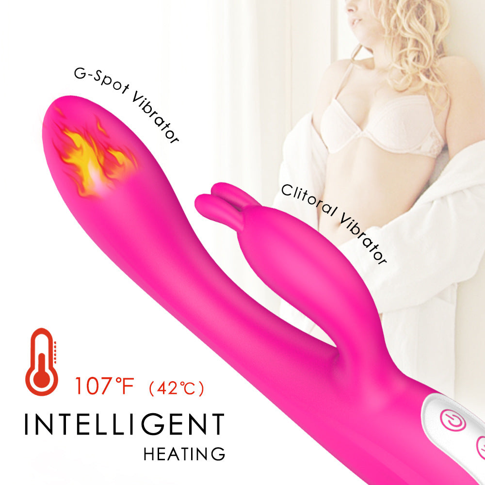 Rabbit Vibrating Dildos Female Heated Automatic Masturbator