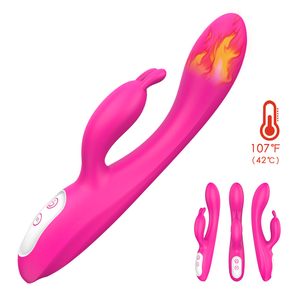 Rabbit Vibrating Dildos Female Heated Automatic Masturbator