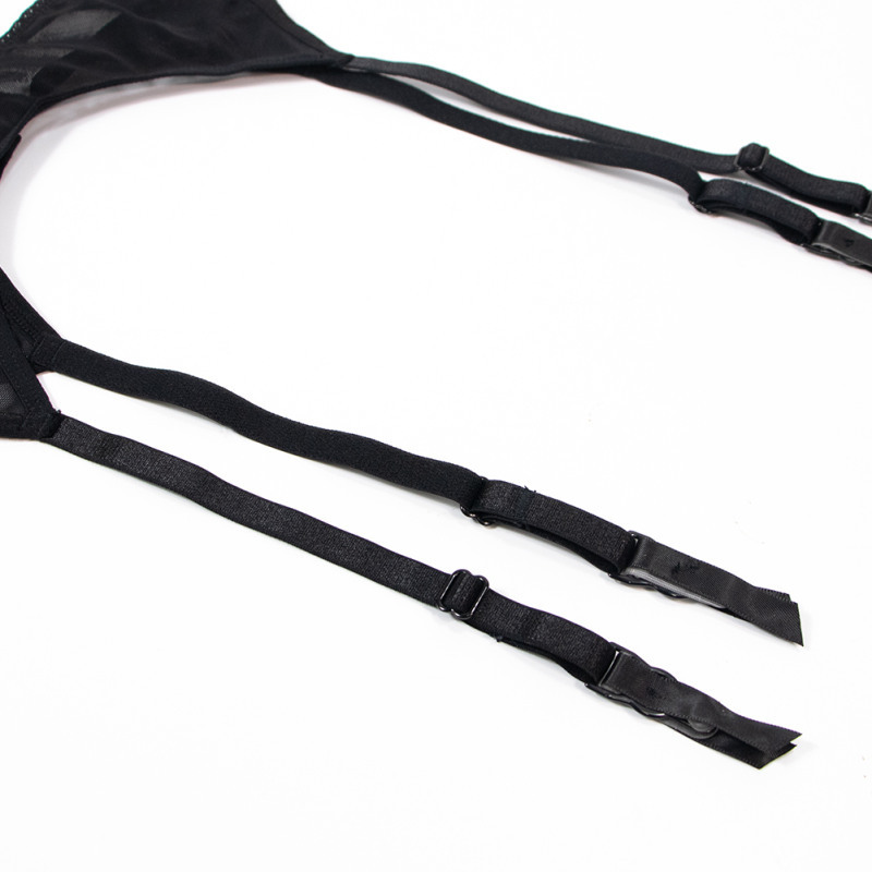 Transparent Mesh Ultra-Thin Women's Garter Belt