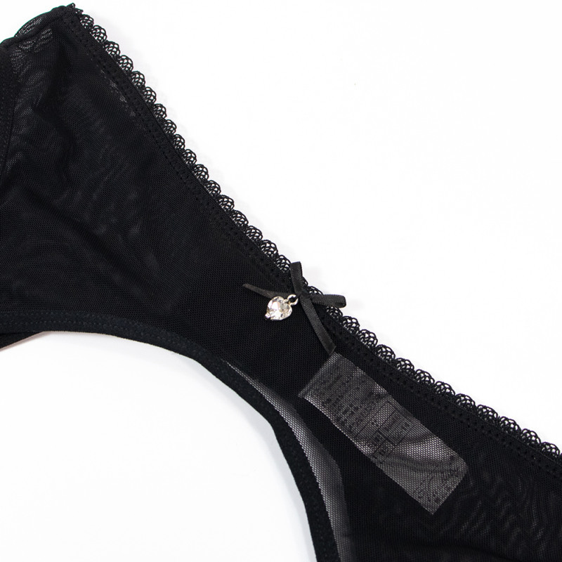 Transparent Mesh Ultra-Thin Women's Garter Belt