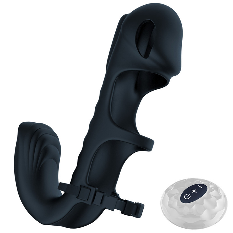 Wireless Remote Control 7 Vibrating Penis Cock Ring