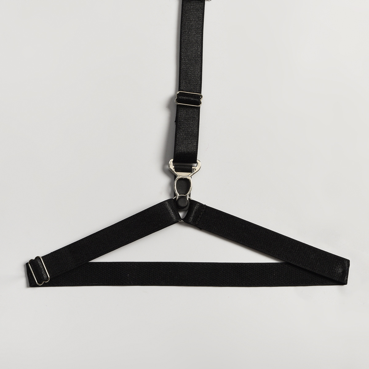 Fun Suit Midnight Charm Pu Tape Splicing With Neck Hanging