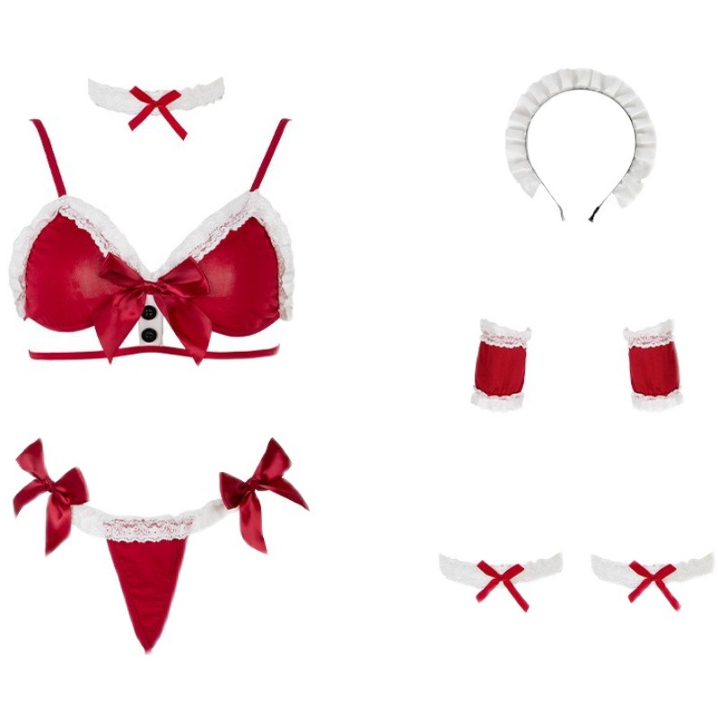 Sexy Lingerie Red Sexy Christmas Suit