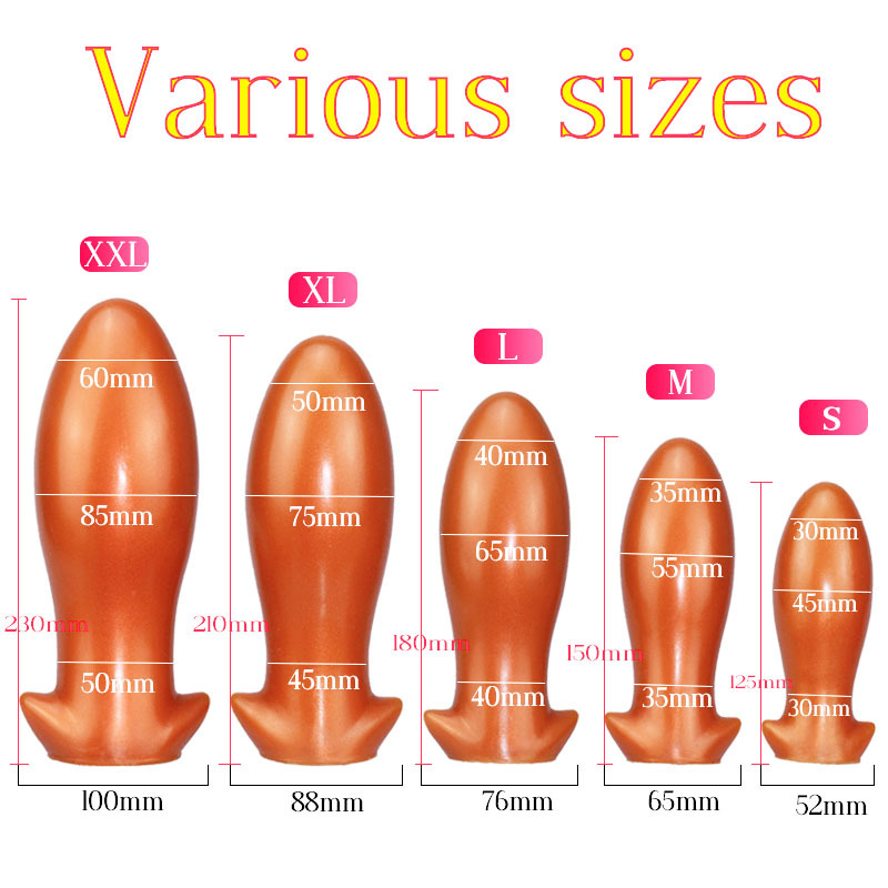 Dragon Egg Silicone Butt Plug Unisex Thrusting Butt Plug