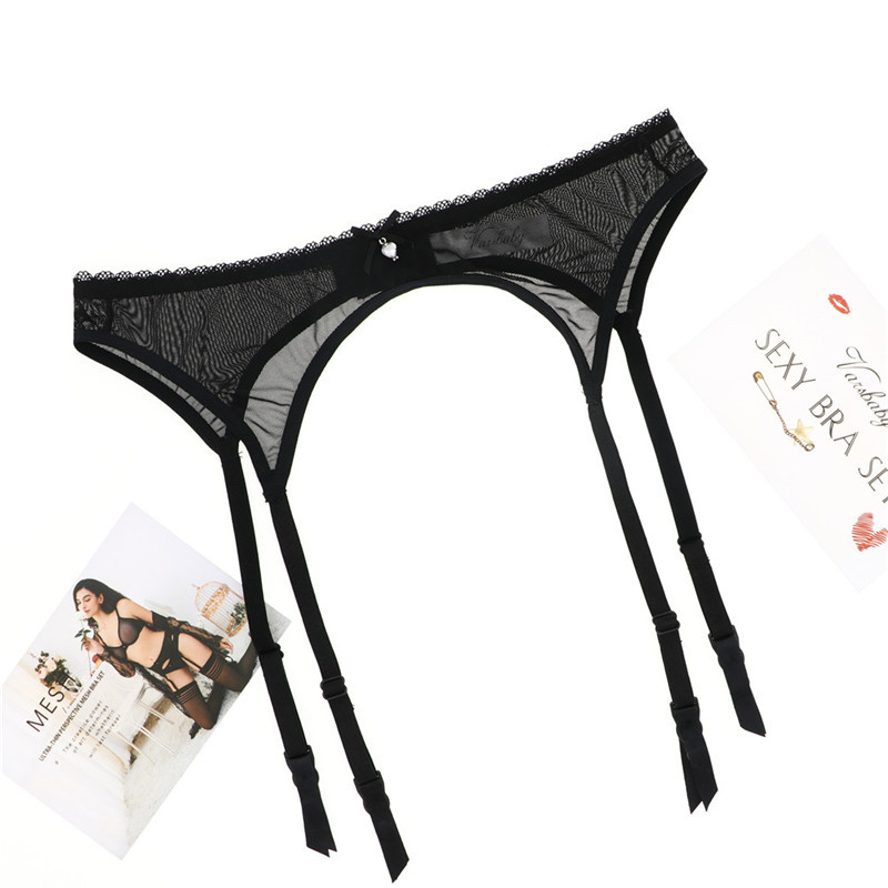 Transparent Mesh Ultra-Thin Women's Garter Belt