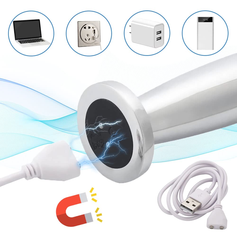 Metal Wireless Remote Control Imitation Dildo Vibrating Butt Plug