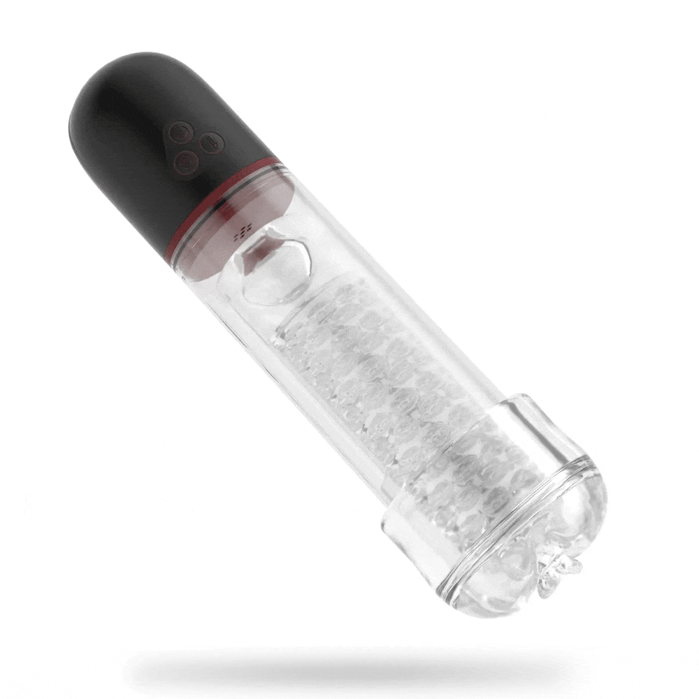 SoloSonic 9 Vibrating Sucking Transparent Electric Masturbation Cup Visual Experience Silicone Soft Suction Male Masturbator