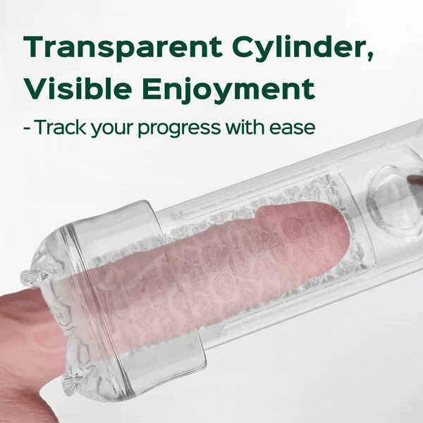 SoloSonic 9 Vibrating Sucking Transparent Electric Masturbation Cup Visual Experience Silicone Soft Suction Male Masturbator