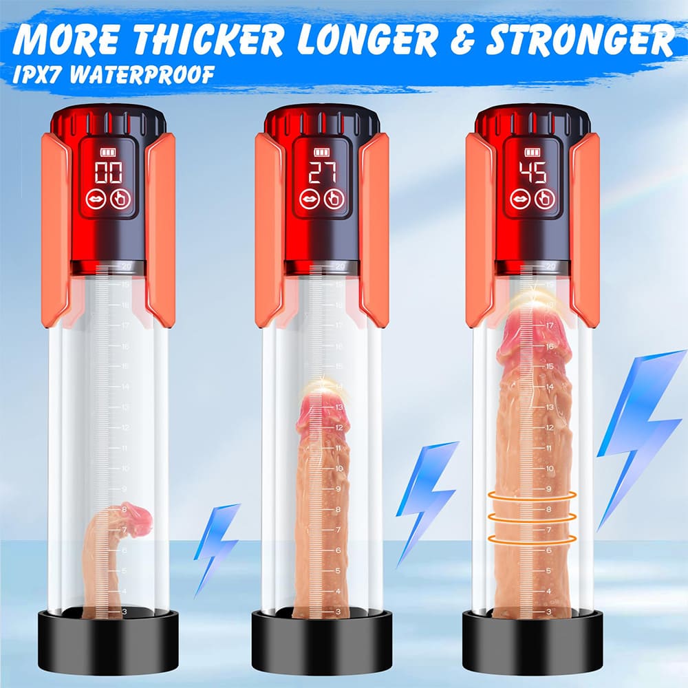 Waterproof Vacuum Male Masturbator Extension Pump