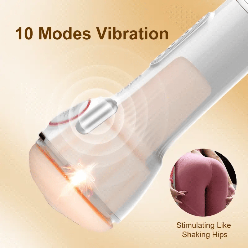 Leten IV 10 Vibrating & Sucking Male Masturbator With Heated Voice