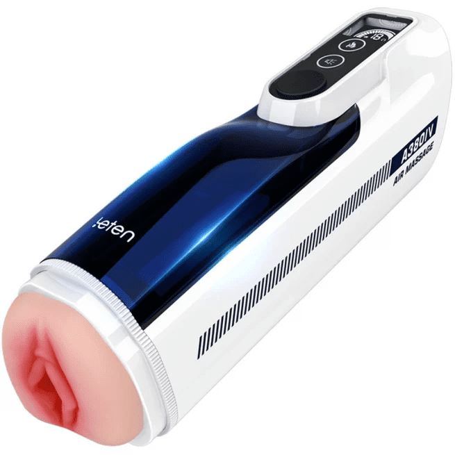 Leten A380 IV Generation 10 Frequency Telescopic Vibration Smart Heating Male Masturbator Toy