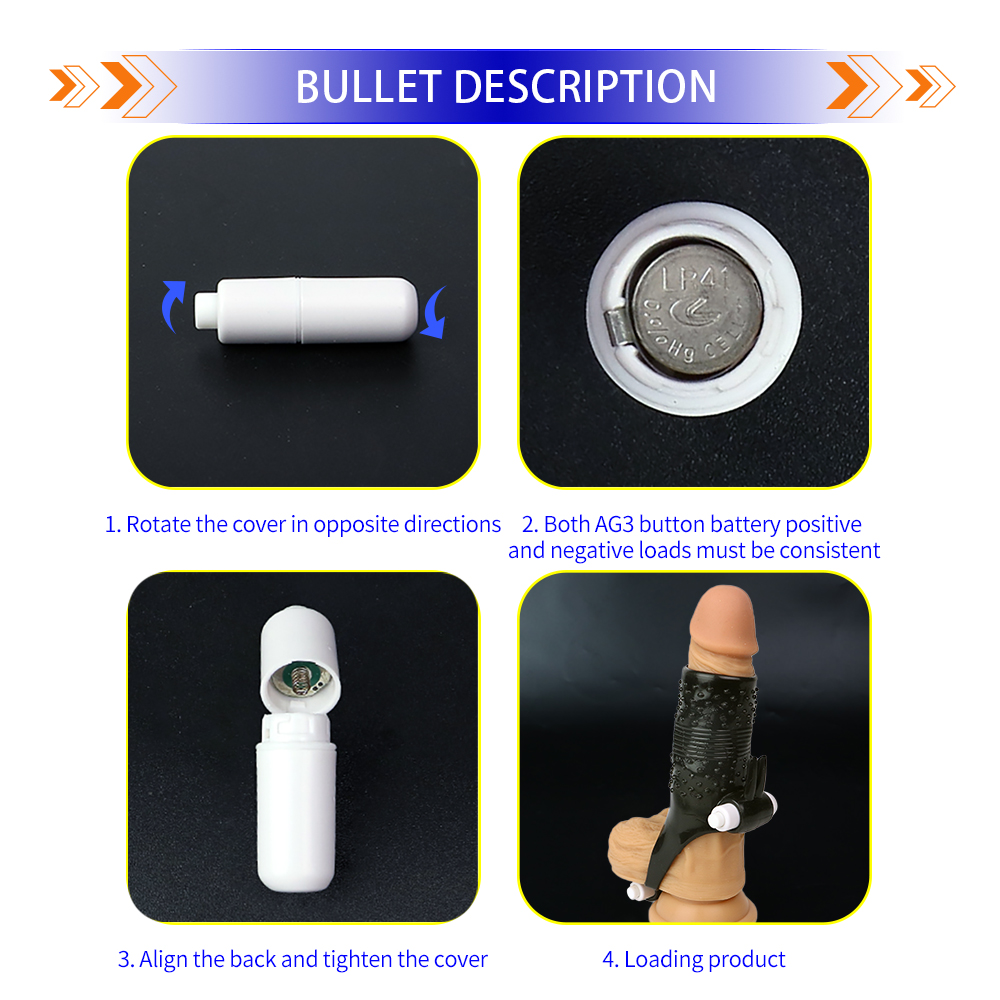 Male Foreskin Transparent Crystal Penis Condom