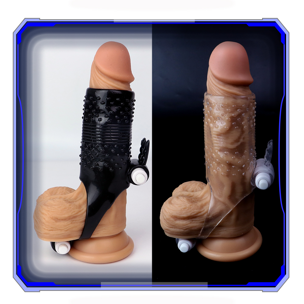 Male Foreskin Transparent Crystal Penis Condom