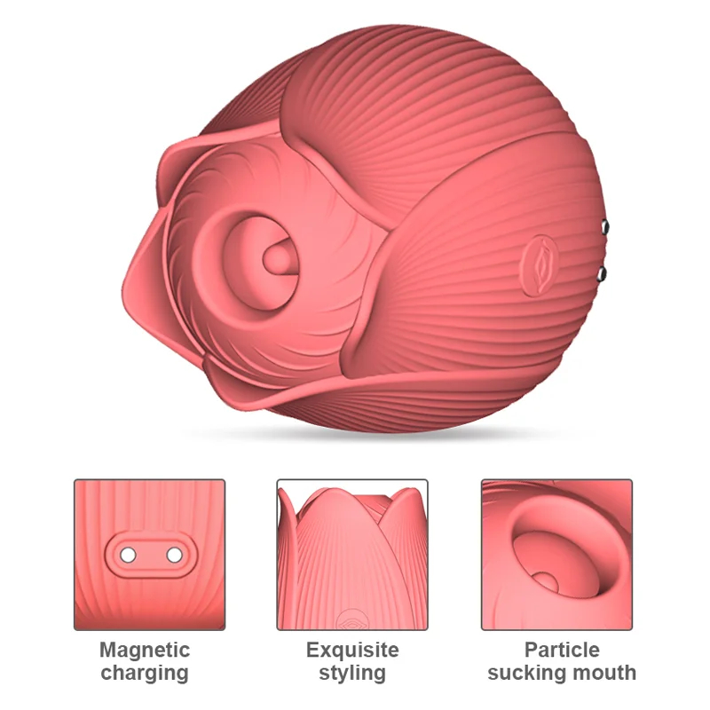 7 Modes Sucking & Vibrating Rose Vibrator Vibrating Suction for Women
