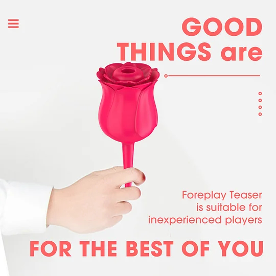 Rose Vibrater | Rose Suction Vibrator Female Masturbator