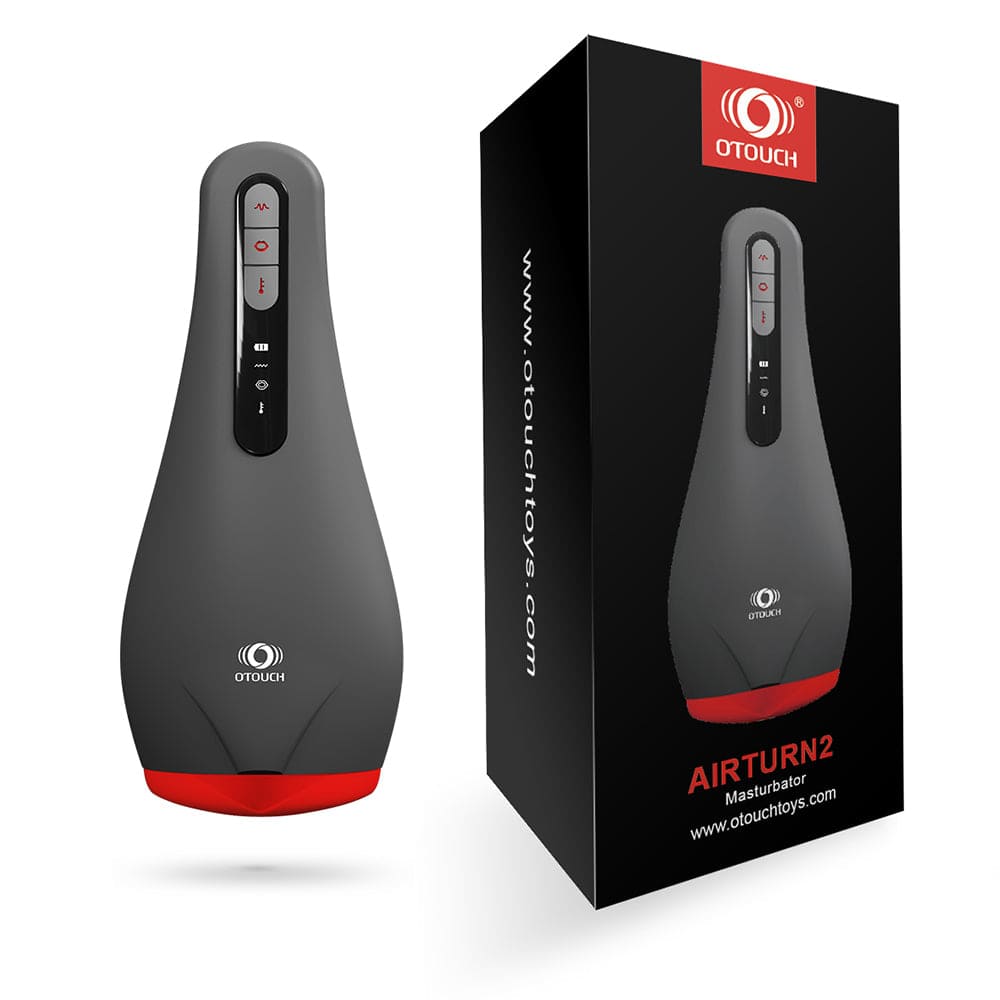 Otouch Airturn 2 Male Heating Masturbator with 6 Vibrations Sucking Blowjob Stroker