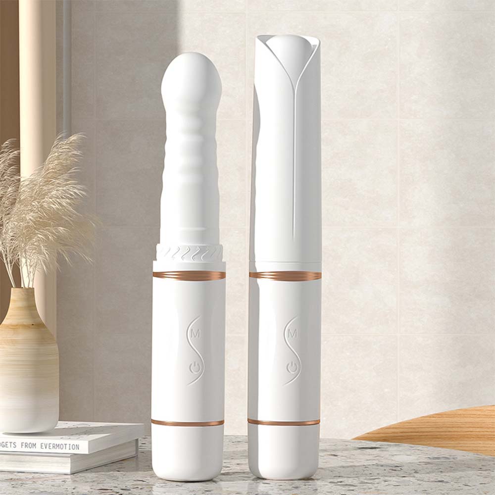 3-Frequency Automatic Telescopic Vibration Smart Heated Dildo