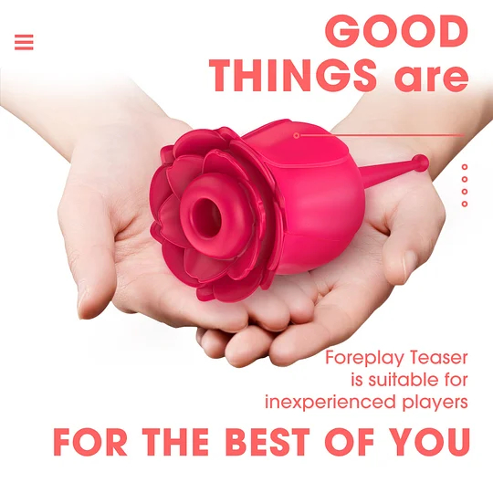Rose Vibrater | Rose Suction Vibrator Female Masturbator