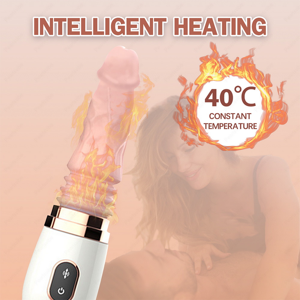 Remote Control Automatic 7-Frequency Telescopic Vibration Intelligent Heating Dildo