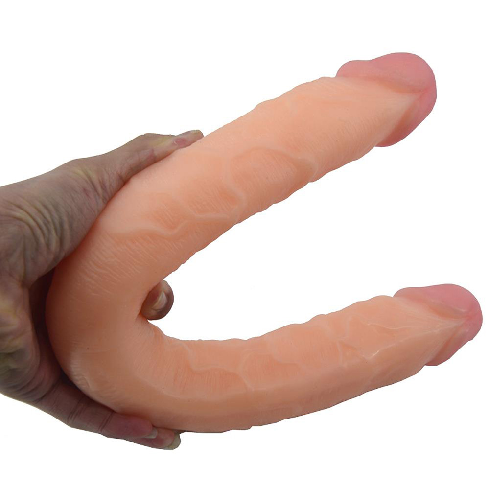 Double-Headed Artificial Anal Plug Masturbator Dildo