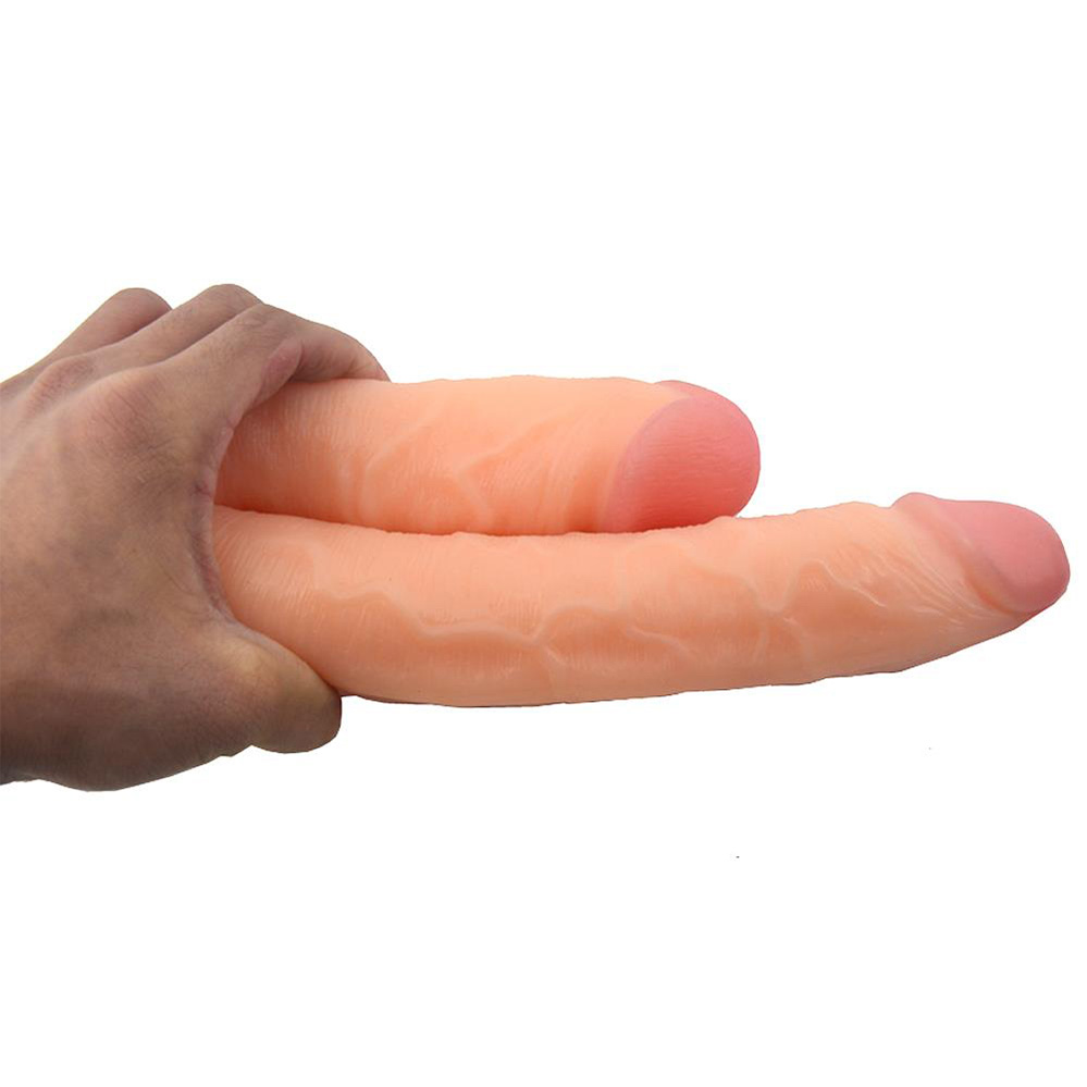 Double-Headed Artificial Anal Plug Masturbator Dildo