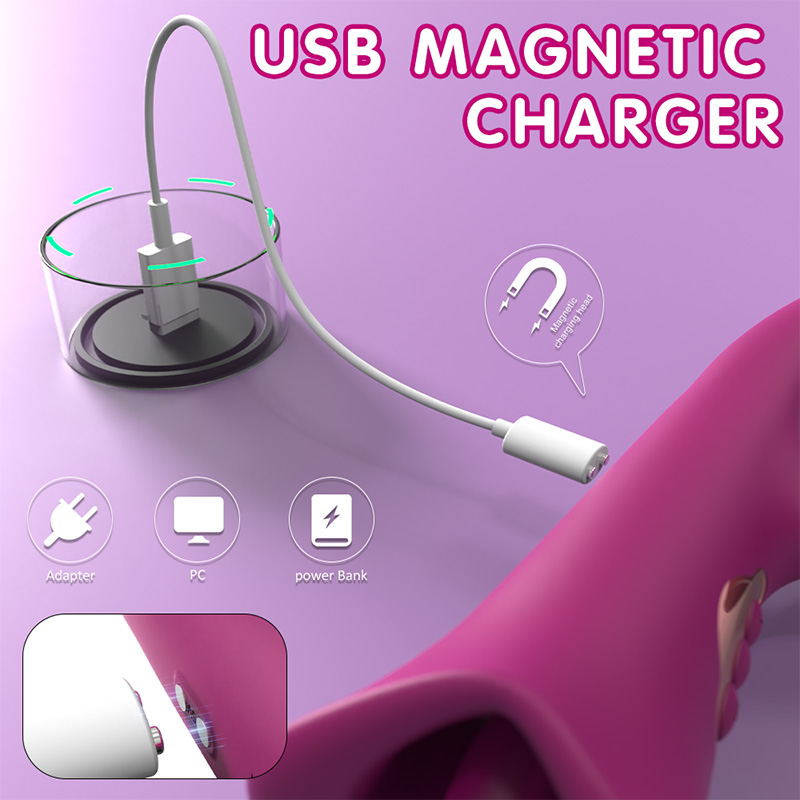 3 in 1 G-spot Vibration Slap Tongue Licking Rabbit Vibrator