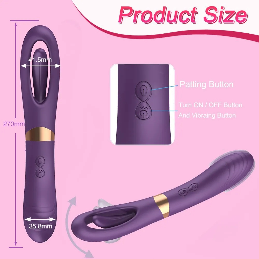 10 Frequency G-Spot Vibrator Vibration Beat Stimulation Toy