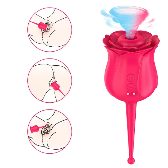 Rose Vibrater | Rose Suction Vibrator Female Masturbator