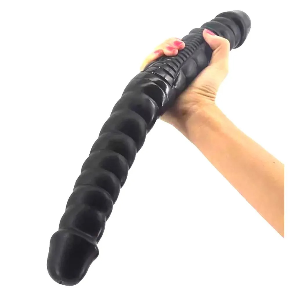 Double-Ended Extended Silicone Dildo