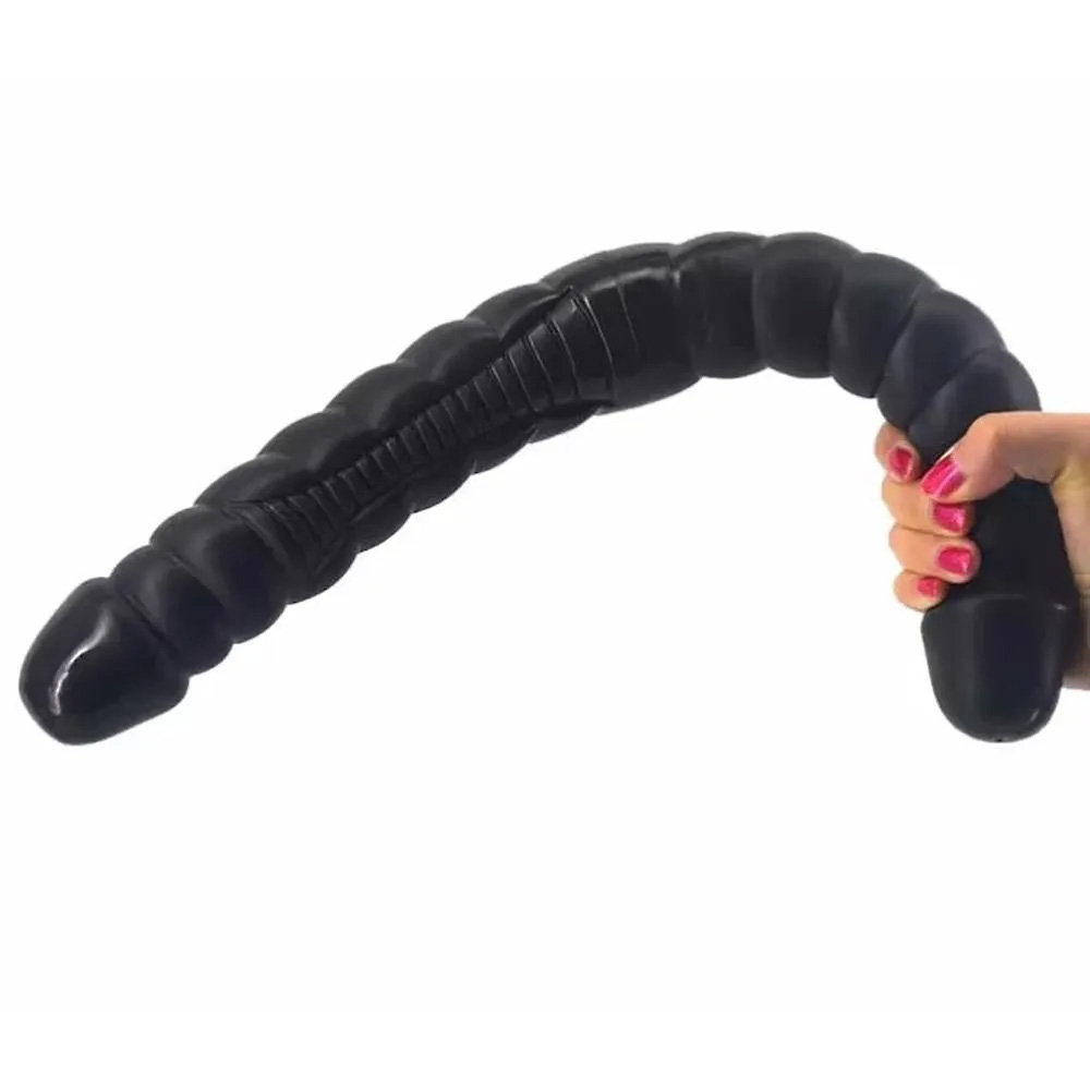 Double-Ended Extended Silicone Dildo