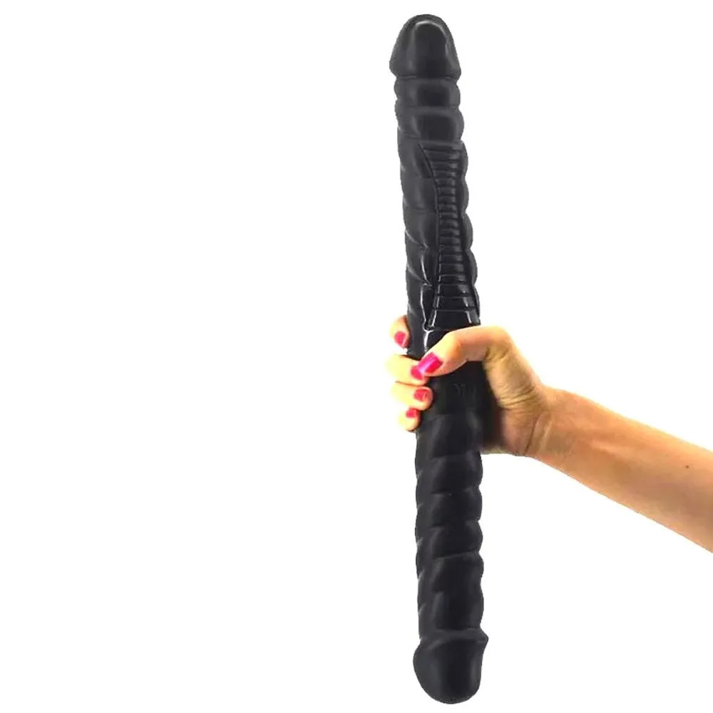 Double-Ended Extended Silicone Dildo