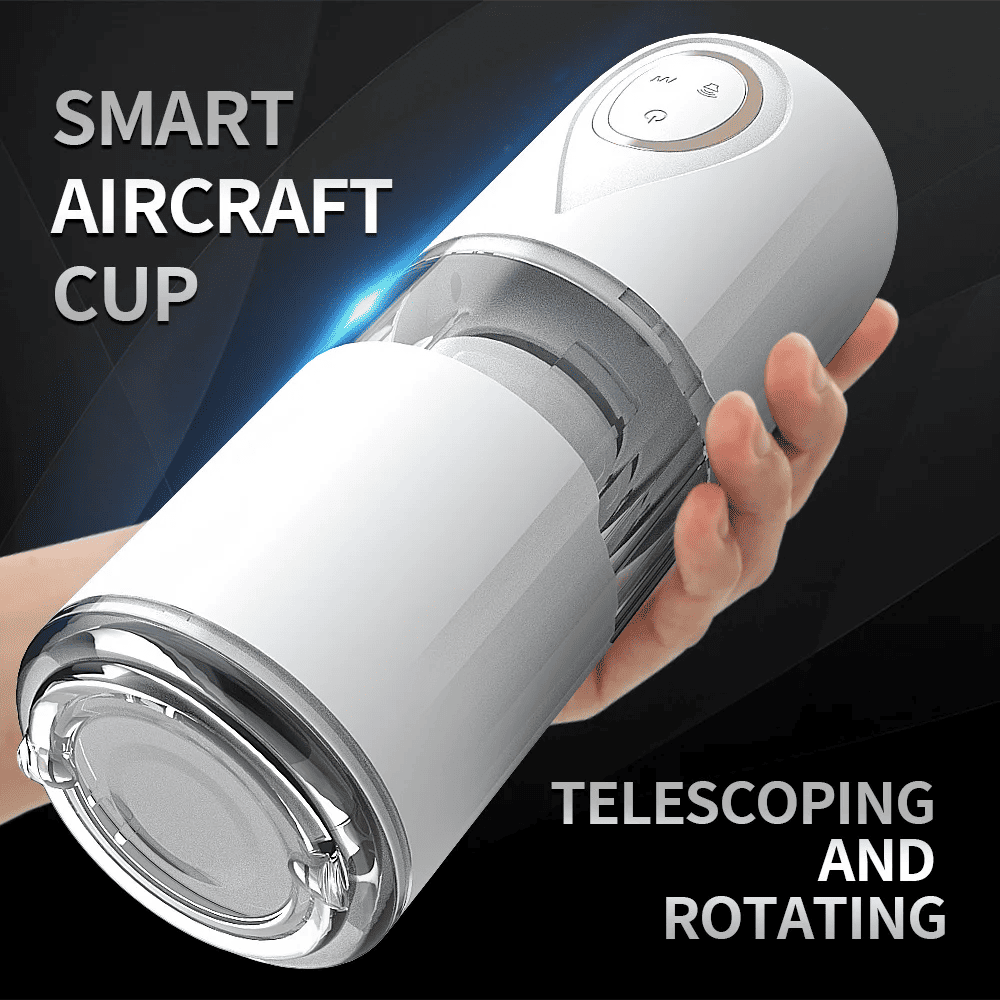 PulseSonic 10 Thrusting Rotation Hands-Free Electric Masturbator Telescoping Masturbator Cup