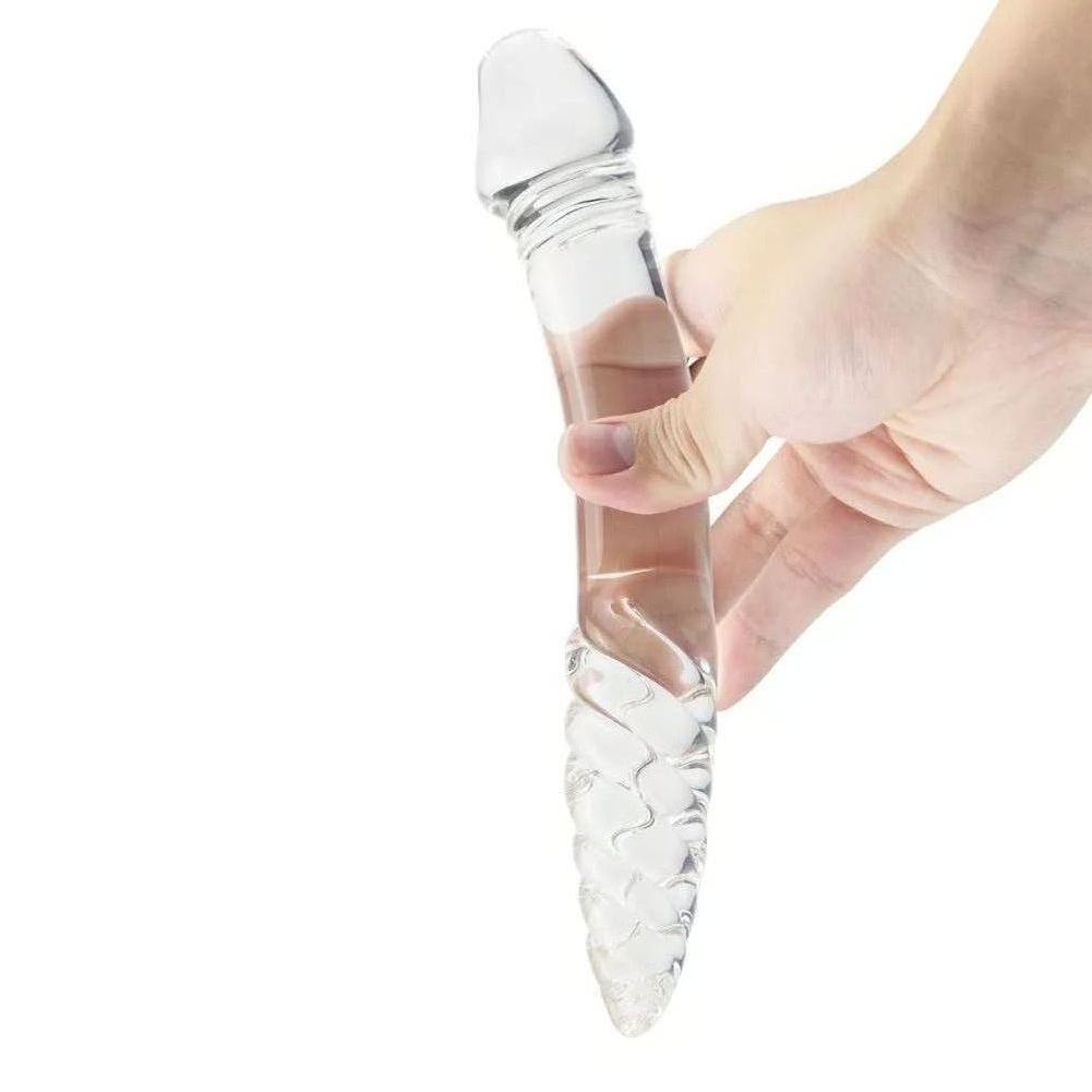 Crystal Double-Ended Glass Dildo-Uxolclub