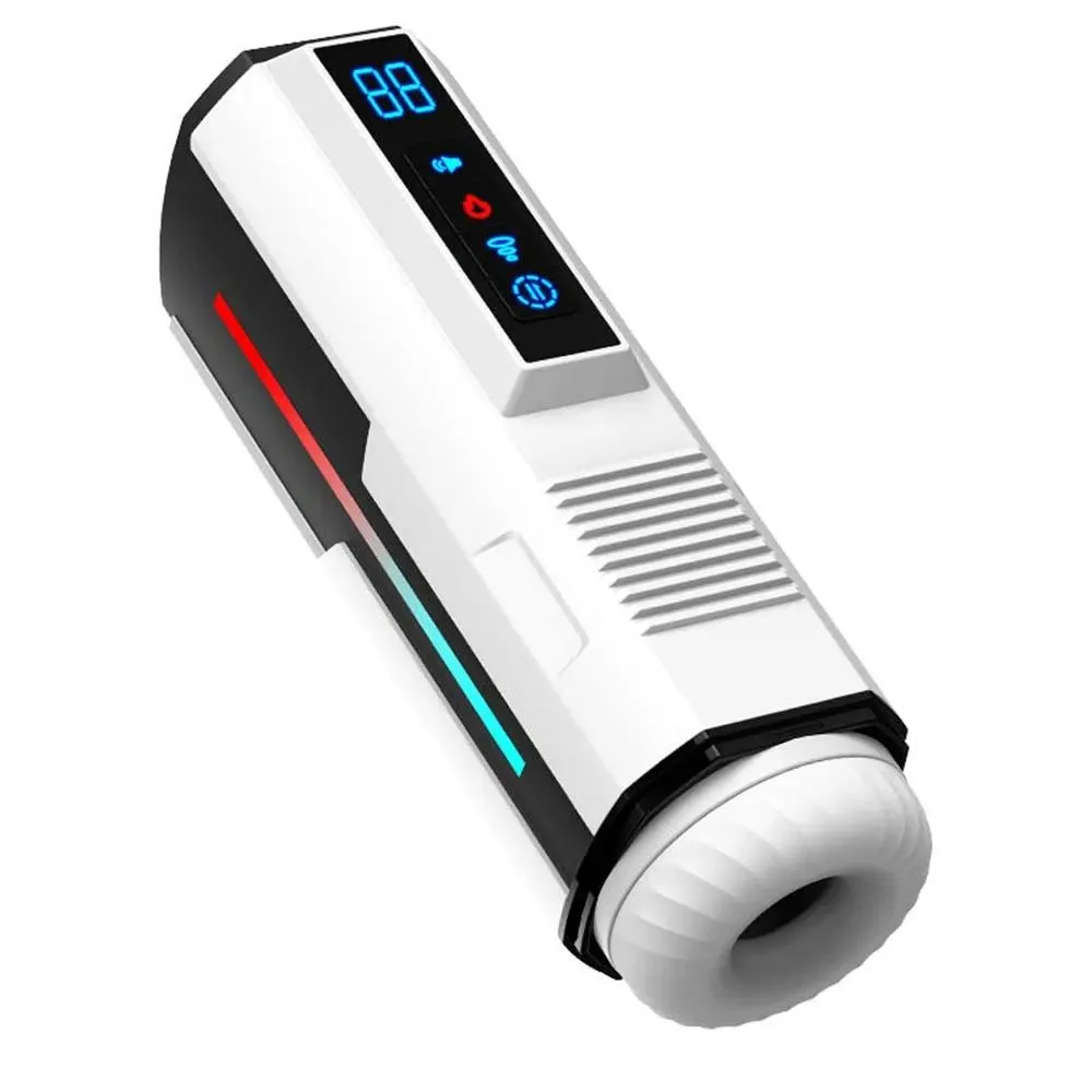 Intelligent Heating Fully Automatic Telescopic Rotating Intelligent Voice Heating Strong Suction Male Masturbator
