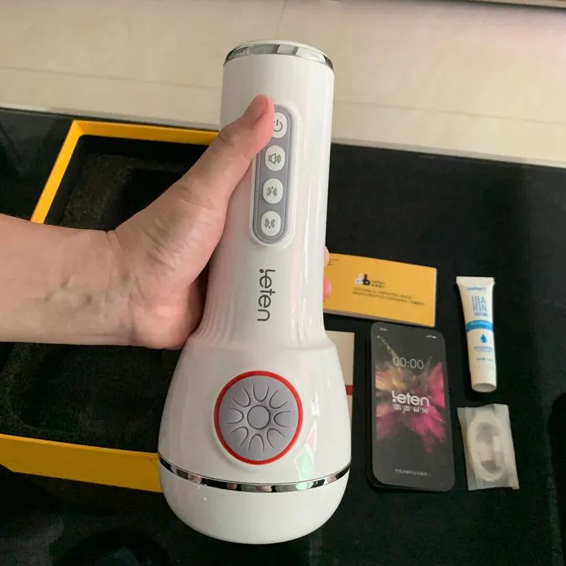 Leten IV 10 Vibrating & Sucking Male Masturbator With Heated Voice