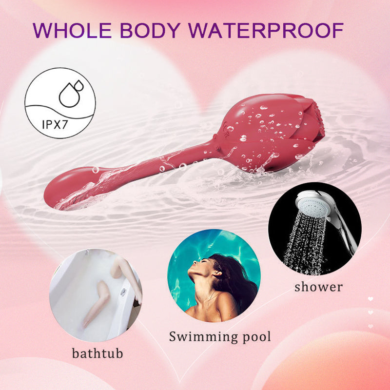 10 Frequency Rose Vibrator With Egg Vibrator Rose Sex Toy