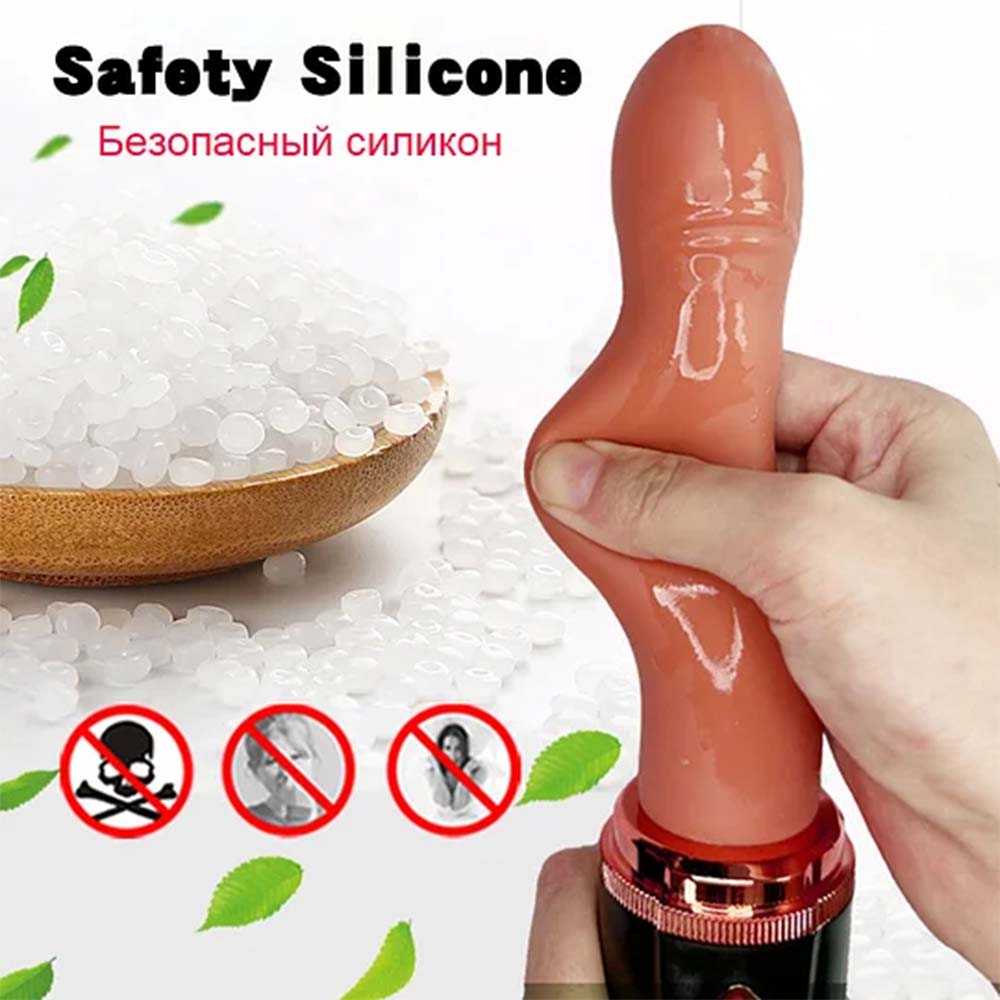 Hands-Free 2-In-1 Fully Automatic Telescopic Vibrating Dildo